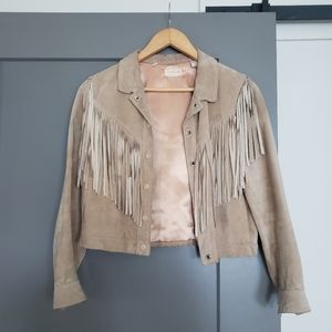 L'AMERICAINE FRINGE LEATHER VINTAGE JACKET lana del rey born to die